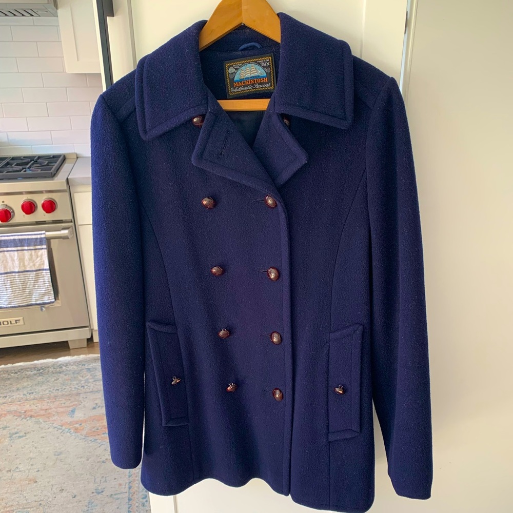 Authentic Vintage Peacoat by Macintosh